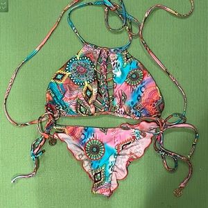 Multicolor bikini set
